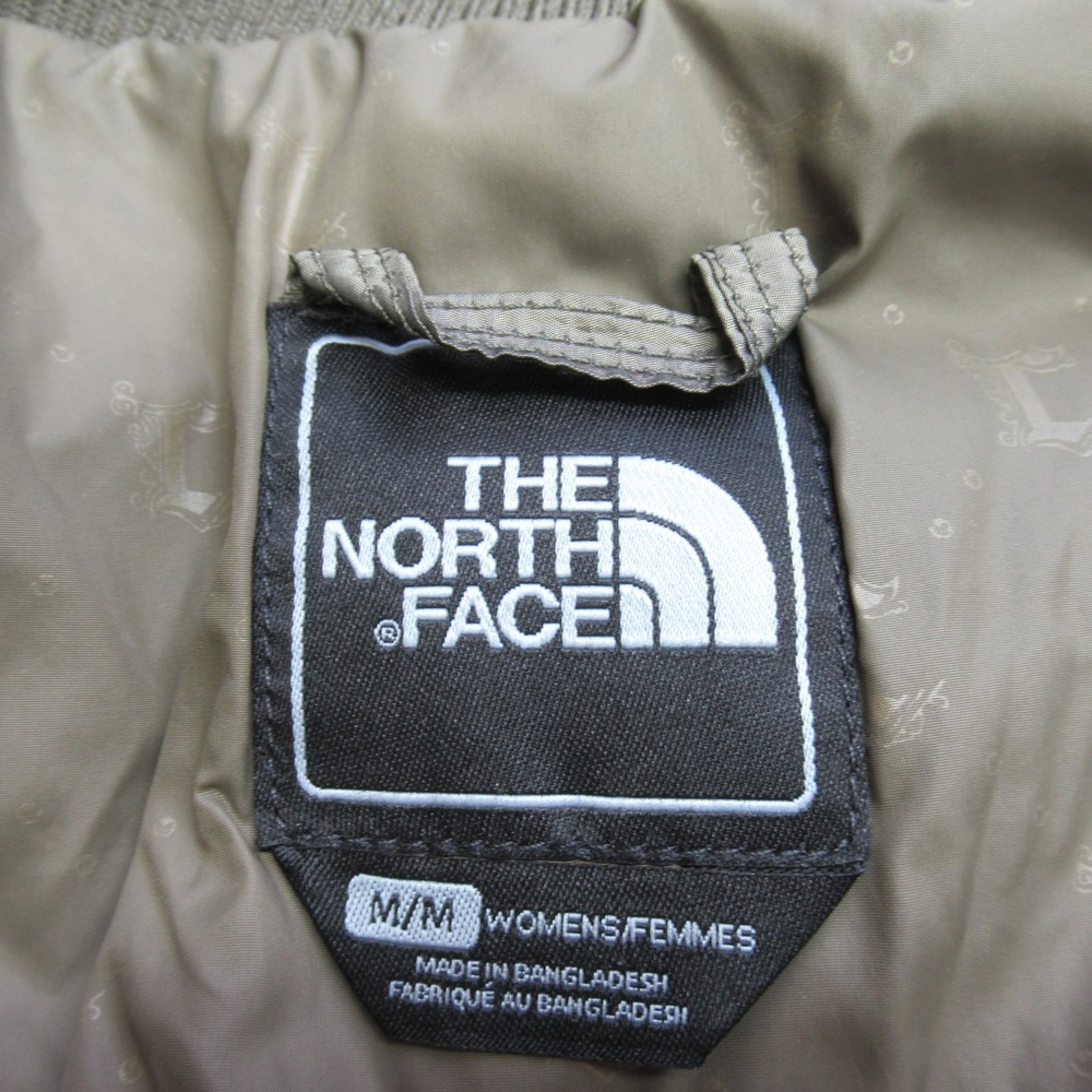 The North Face Down Jacket Womens Medium Green 600 Insulated Quilted Puff THICK - Picture 4 of 14